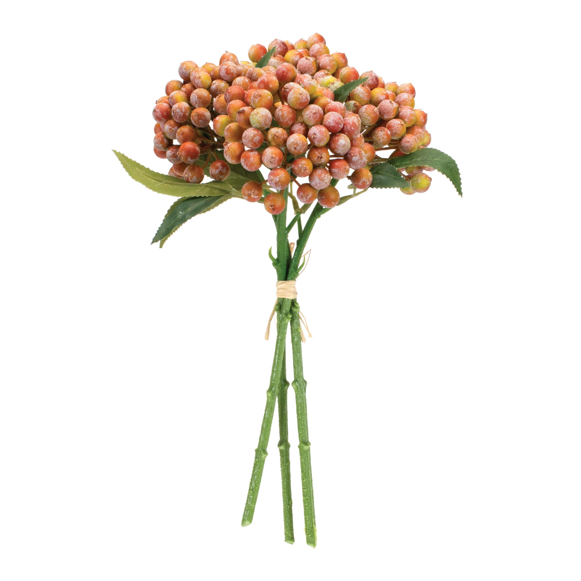 11.75" Orange Berry Bundles, 2ct.